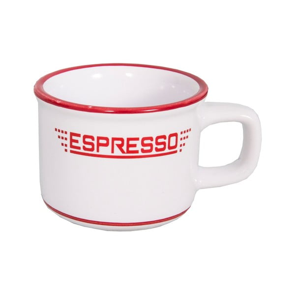 Bela keramična skodelica za espresso 100 ml – Antic Line