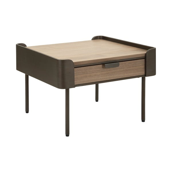 Rjava mizica iz masivne jelke 60x60 cm Toronto – Mauro Ferretti-image-2