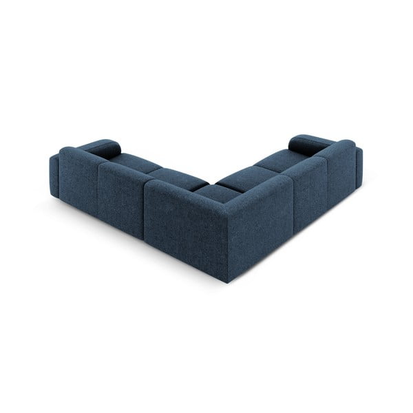 Temno modra kotna sedežna garnitura (s kotom po izbiri/v obliki črke L) Molino – Micadoni Home-image-3
