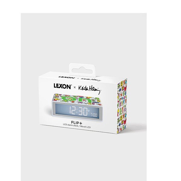 Digitalna namizna budilka Flip+ Lexon x Keith Haring - Happy – Lexon-image-2