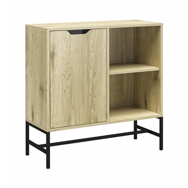 Knjižna omara iz hrastovega dekorja 76x76 cm Modine - Støraa-image-3