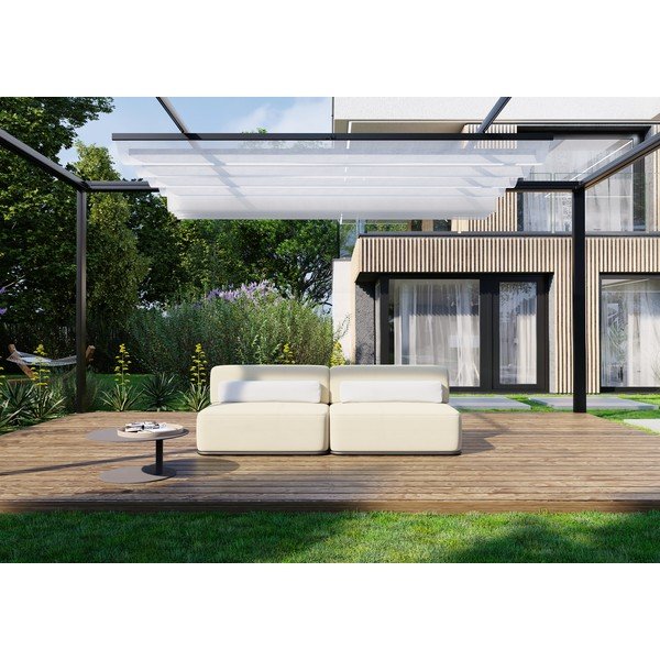 Bež vrtni modularni kavč 204 cm Straw – Sit Sit-image-1