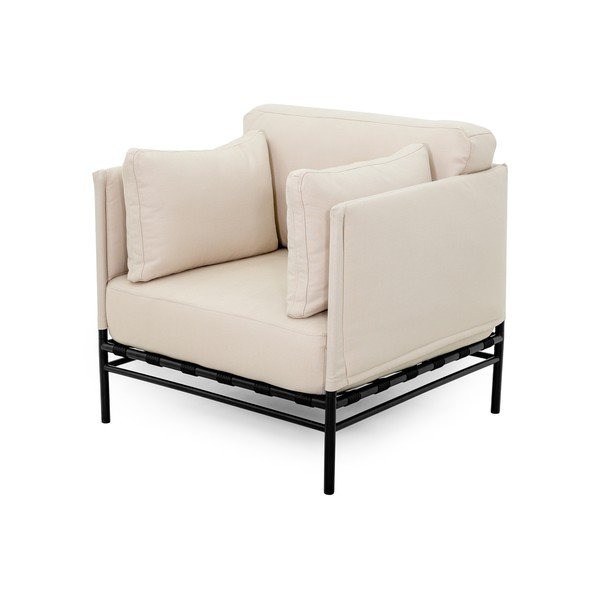Bež oblazinjen vrtni fotelj Dandy – Sit Sit-image-3