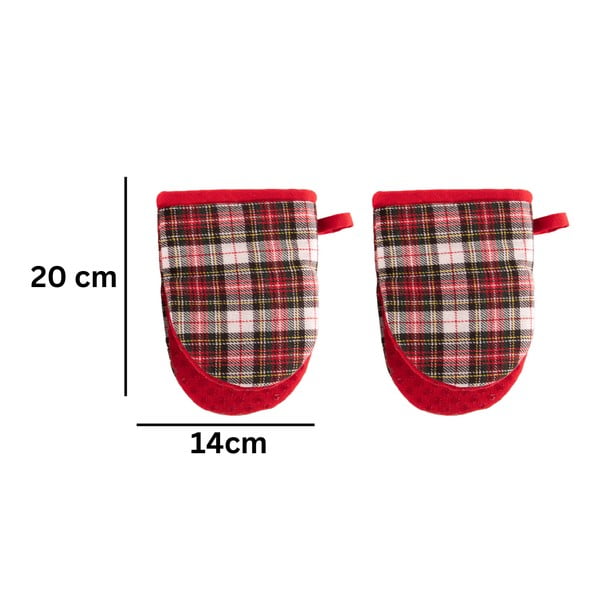 Bombažne kuhinjske rokavice v kompletu 2 ks – Tiseco Home Studio-image-4