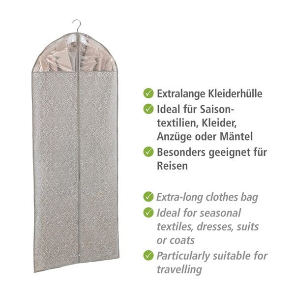Bež zaščitna vreča za obleko Wenko Balance, 150 x 60 cm-image-3