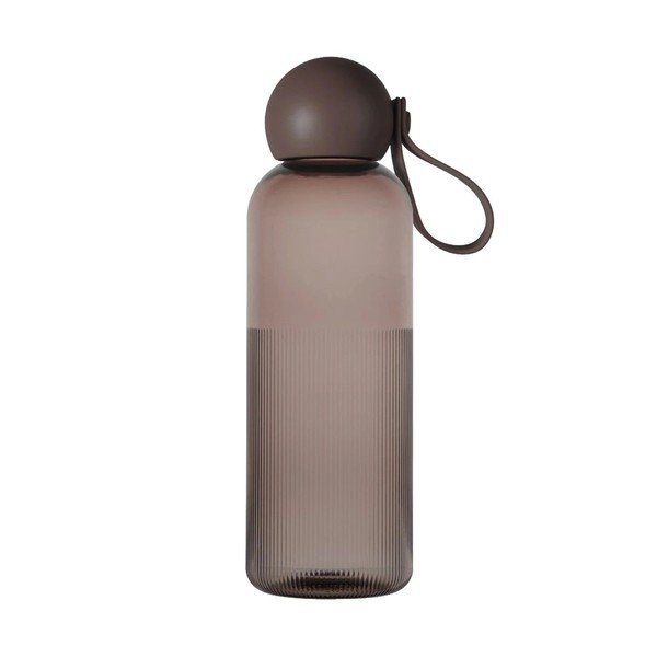 Rjava steklenica za vodo za na pot iz reciklirane plastike 650 ml Tom – Sagaform