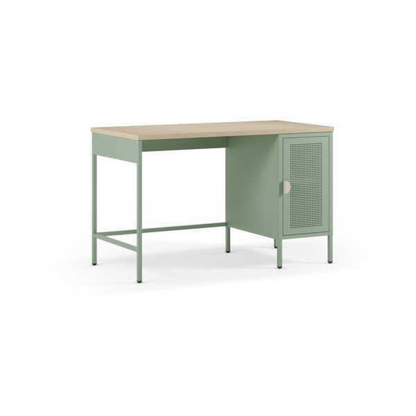 Pisalna miza z mizno ploščo v hrastovem dekorju 60x120 cm Sayla – Marckeric