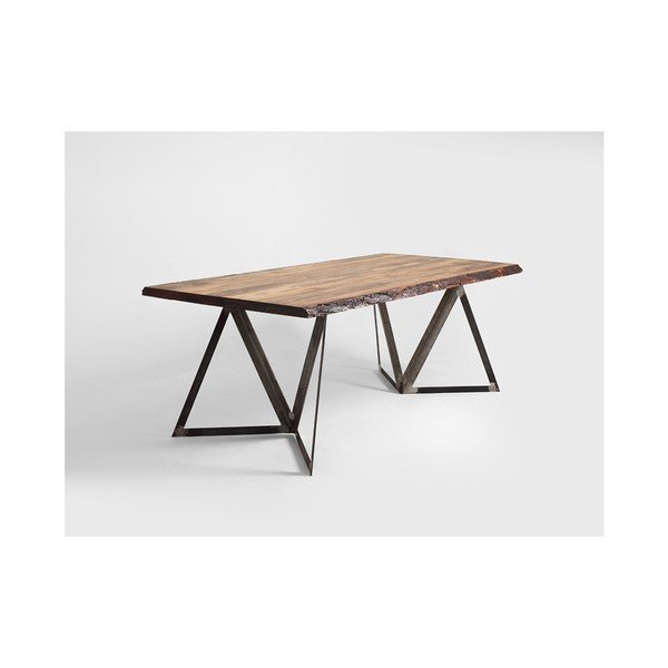 Jedilna miza z vrhom iz borovega lesa Custom Form Sherwood, 200 x 100 cm-image-3