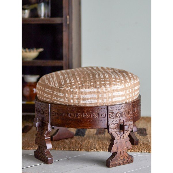 Bež-temno rjav tabure Paloma – Bloomingville-image-1