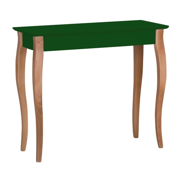 Temno zelena konzolna mizica Ragaba Lillo, širina 85 cm