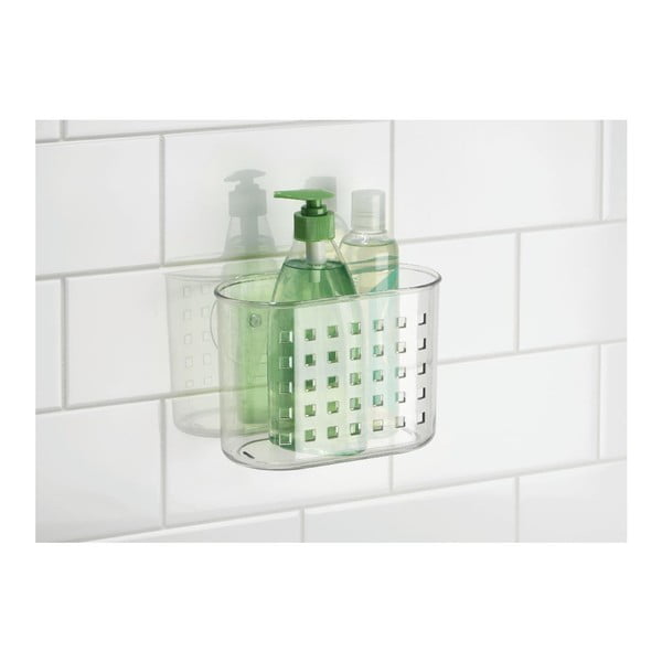 Prozorna košara s priseskom iDesign Mini Shower-image-1