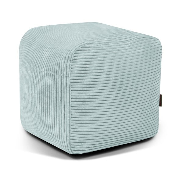 Mentolno zelena vreča za sedenje iz rebrastega žameta Plus 50 Lounge – SLOWDOWN