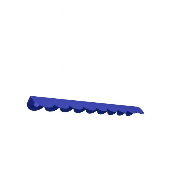Temno modra aluminijasta LED viseča svetilka BISCUIT – Thoro