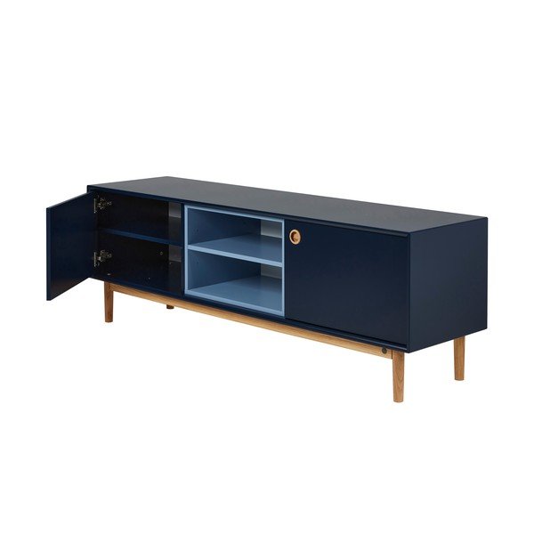 Temno modra TV omarica 170x57 cm Color Box – Tom Tailor-image-3