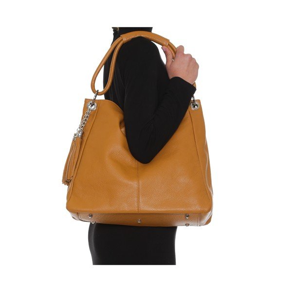Usnjena torbica Anna Luchini 71 Cognac-image-4