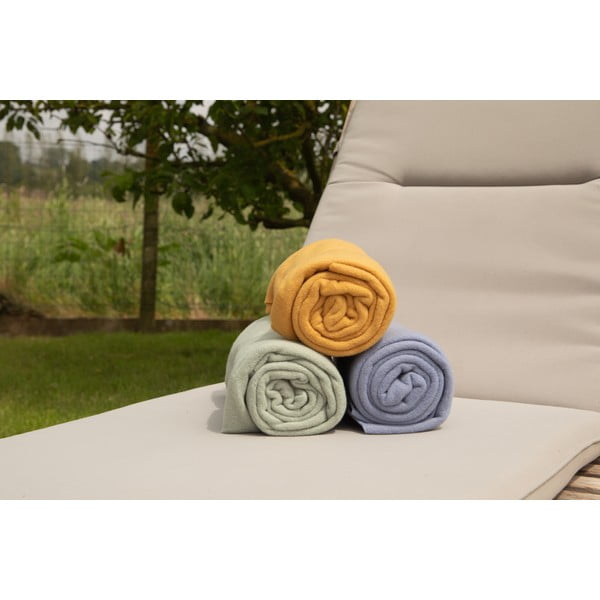 Zelena odeja iz flisa 130x160 cm Riso – Tiseco Home Studio-image-3