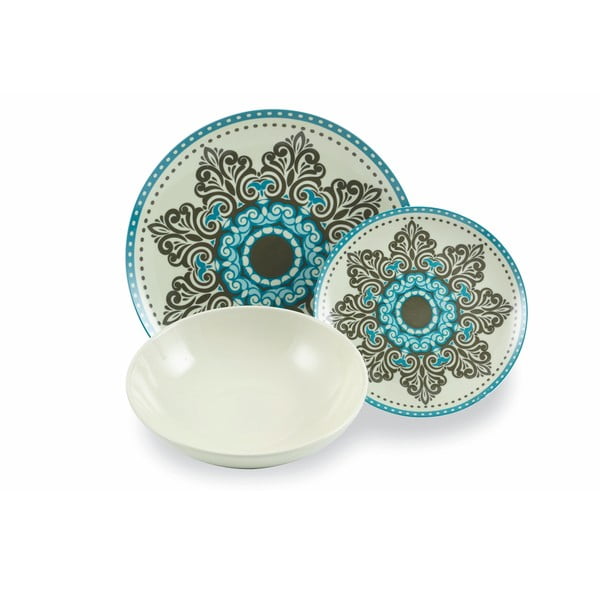 Jedilni servis iz porcelana in lončenine 18 kos Cala Jondal - VDE Tivoli 1996-image-2