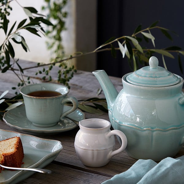 Moder/turkizen lončen čajnik 1,35 l Alentejo – Costa Nova-image-1