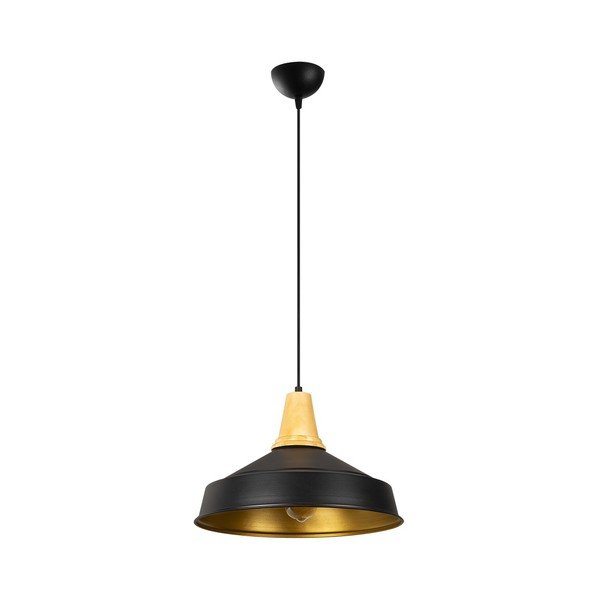 Črna kovinska viseča svetilka Opviq lights Efse-image-3