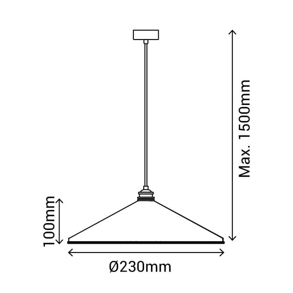 Bela viseča svetilka SULION Elena, višina 150 cm-image-4