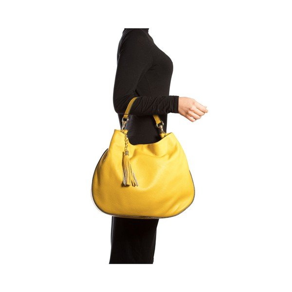 Usnjena torbica Isabella Rhea 1118 Giallo-image-3