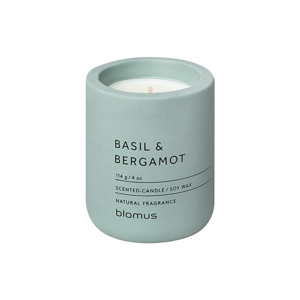 Dišeča sveča iz sojinega voska čas gorenja 24 h Fraga: Basil & Bergamot – Blomus