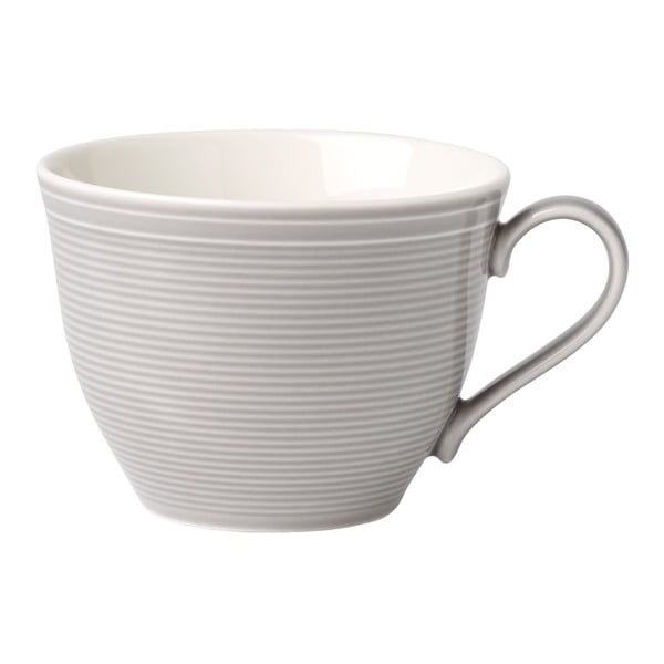 Bela in siva porcelanska skodelica za kavo Villeroy & Boch Like Color Loop, 250 ml