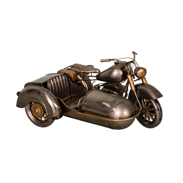 Okras iz železa v obliki starinskega motornega kolesa Antic Line Moto, 27 x 19 cm