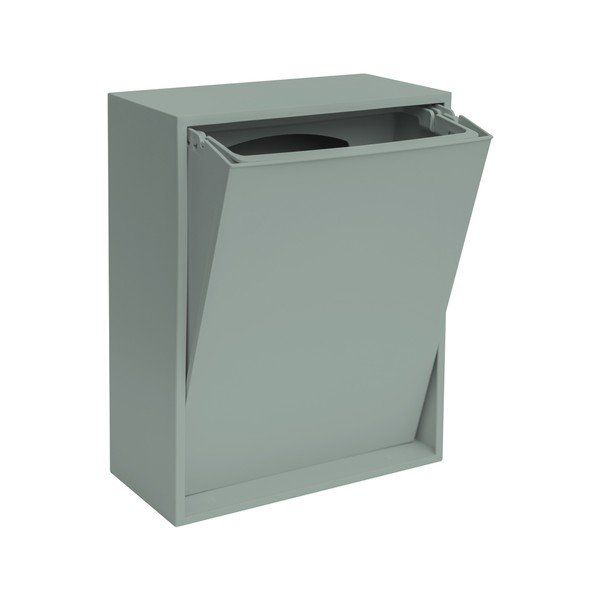 Prašno moder koš za smeti za ločevanje odpadkov/stenski iz reciklirane plastike Recycling Box – ReCollector