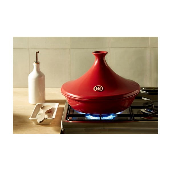 Rdeč tajin Emile Henry Flame, ⌀ 32 cm-image-3