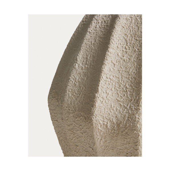 Kremno bela ročno izdelana/visoka vaza iz papirmašeja (višina 46,5 cm) Arquena – Kave Home-image-3