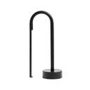 Črna kovinska LED namizna svetilka (višina 30 cm) Bow – Kave Home