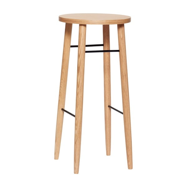 Hübsch Hrastov barski stolček, višina 72 cm