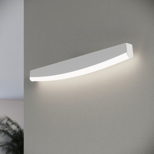 Bela kovinska LED stenska svetilka JORUN – Thoro-image-4