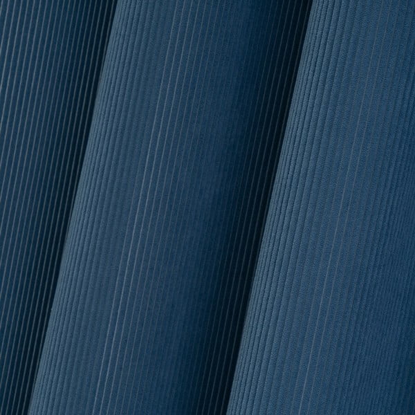 Modra zavesa iz rebrastega žameta 140x260 cm Merely – Casa Selección-image-3