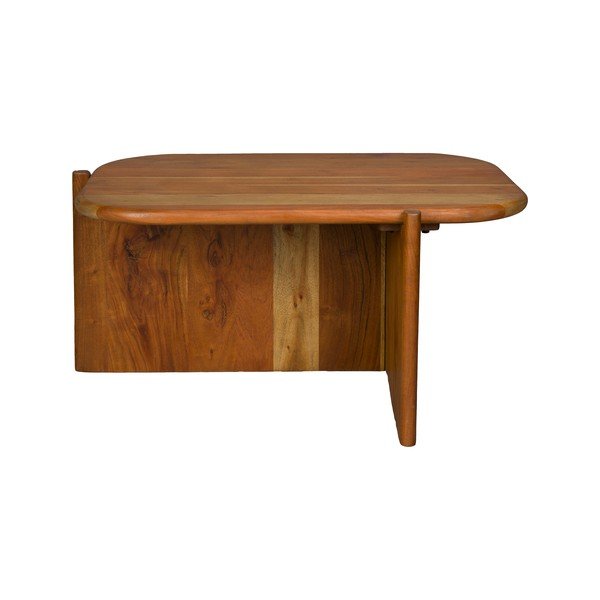 Klubska mizica iz masivne akacije v naravni barvi 50x75 cm Feller – Dutchbone