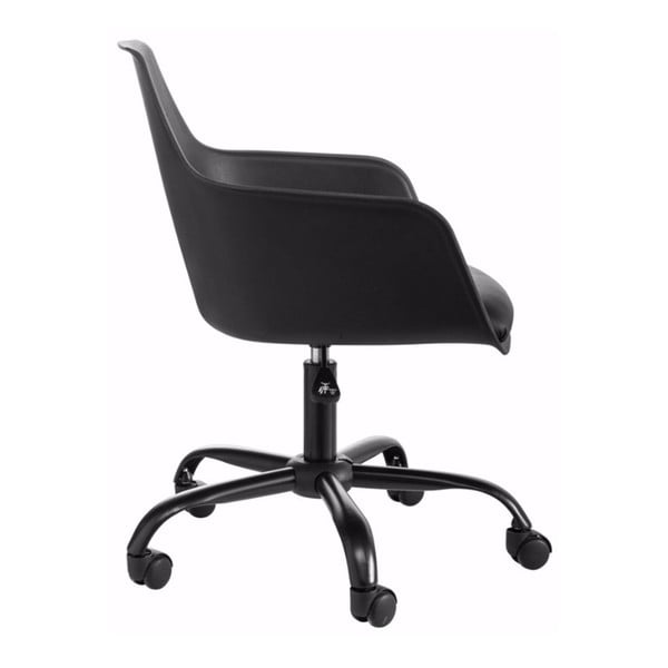 Črn nastavljiv pisarniški stol Støraa Leslie-image-1