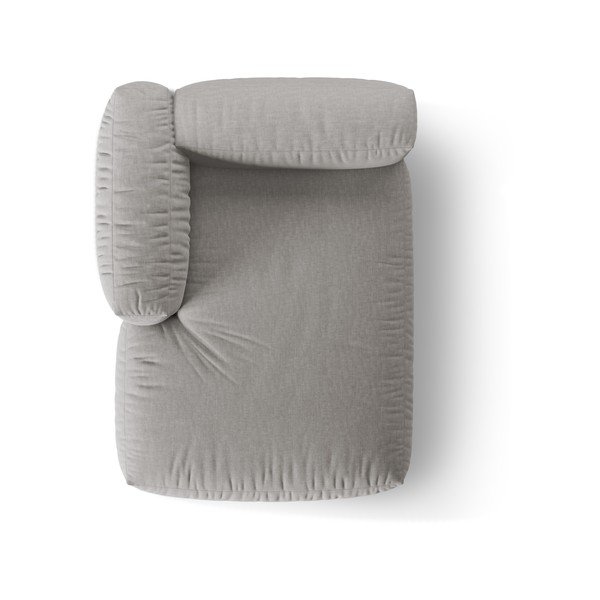 Svetlo siv modul za sedežno garnituro (levi kot) Martina – Micadoni Home-image-3