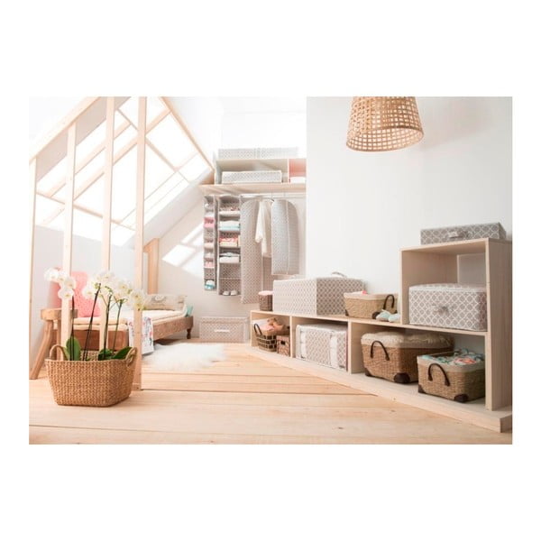 Bež škatla za shranjevanje pod posteljo Compactor, dolžina 107 cm-image-3