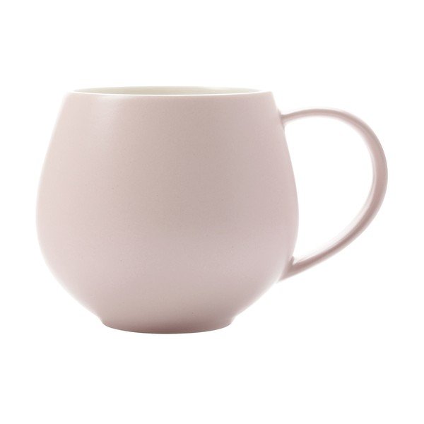 Roza in bela porcelanska skodelica Maxwell & Williams Tint, 450 ml