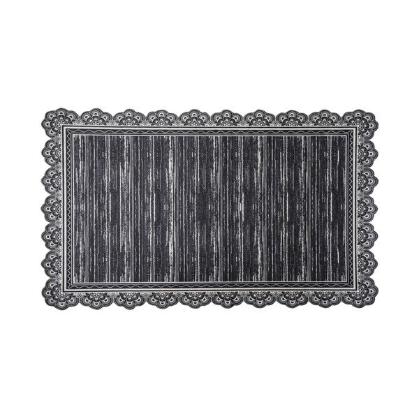 Sivo-bela trpežna preproga Vitaus Siyah, 80 x 150 cm-image-1