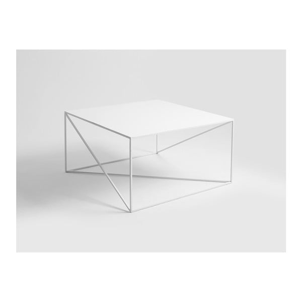 Bela kavna miza CustomForm Memo, 100 x 100 cm-image-1