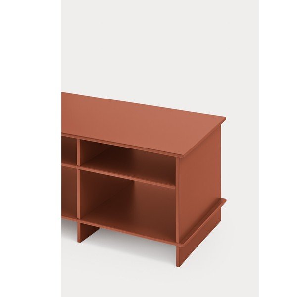 Opečnato oranžna TV omarica 180x50x40 cm Inari – Teulat-image-4