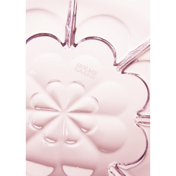 Svetlo roza steklena skleda ø 23 cm Lily - Holmegaard-image-1