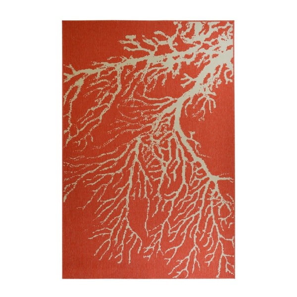 Rdeča zunanja preproga Preproga Coral, 133 x 190 cm