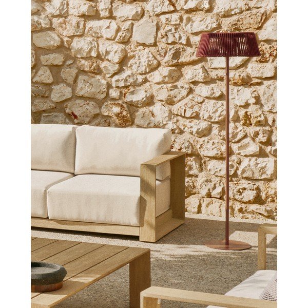 LED namizna/prenosljiva zunanja svetilka s solarnim panelom ø 33 cm Aldet – Kave Home-image-2