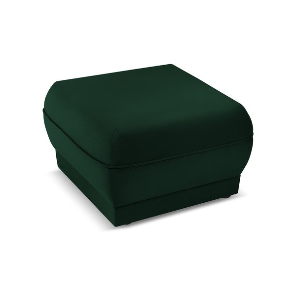 Zelen žameten tabure Lando – Micadoni Home-image-3