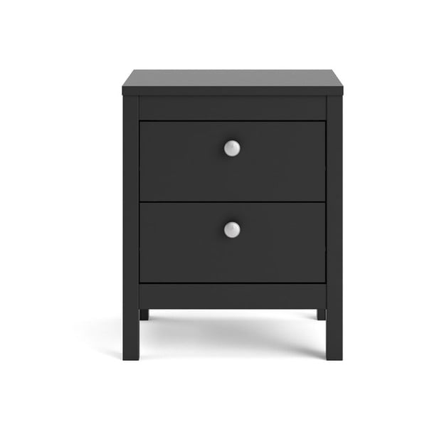Črna nočna omarica Madrid - Tvilum-image-3
