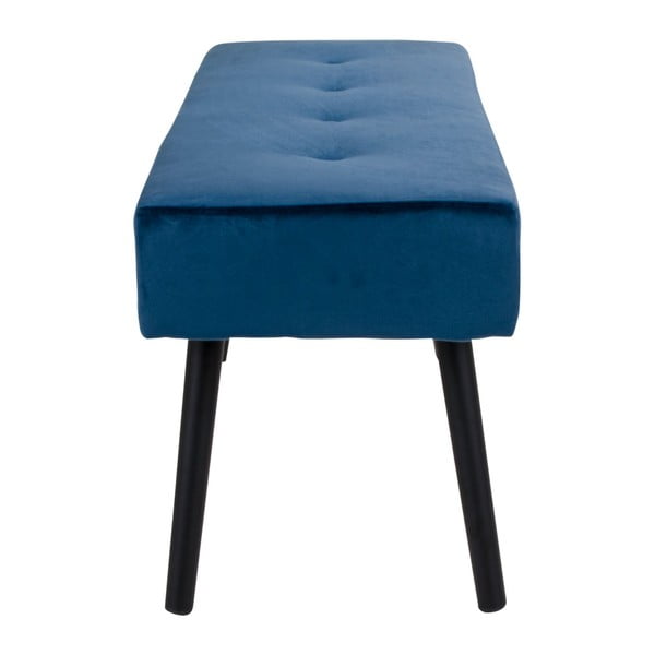 Modra žametna klop Bonami Essentials Skiby-image-3