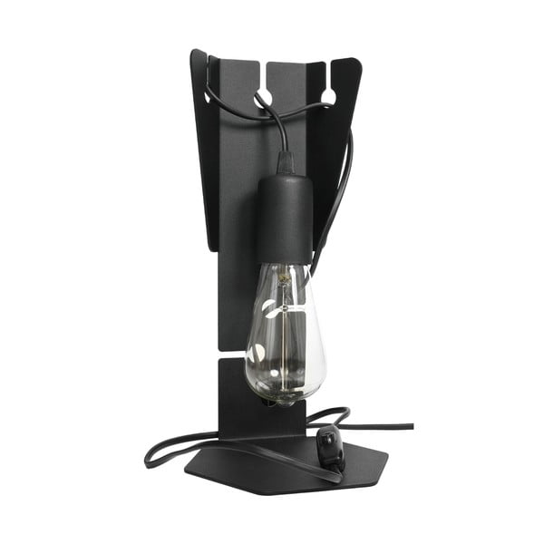Črna namizna svetilka (višina 31 cm) Viking – Nice Lamps